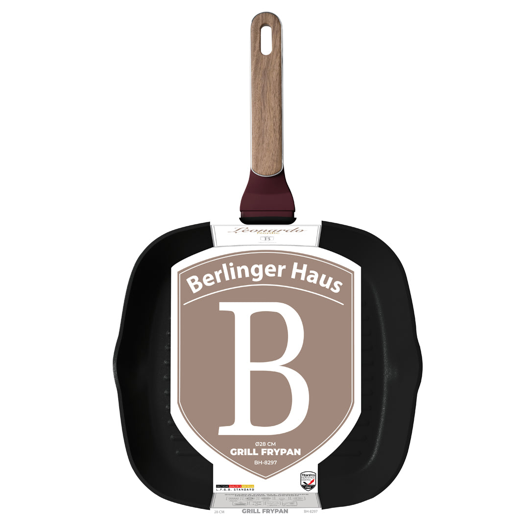 Berlinger Haus 28cm Titan Pro Non-Stick Coating Grill Pan – Leonardo Nordic