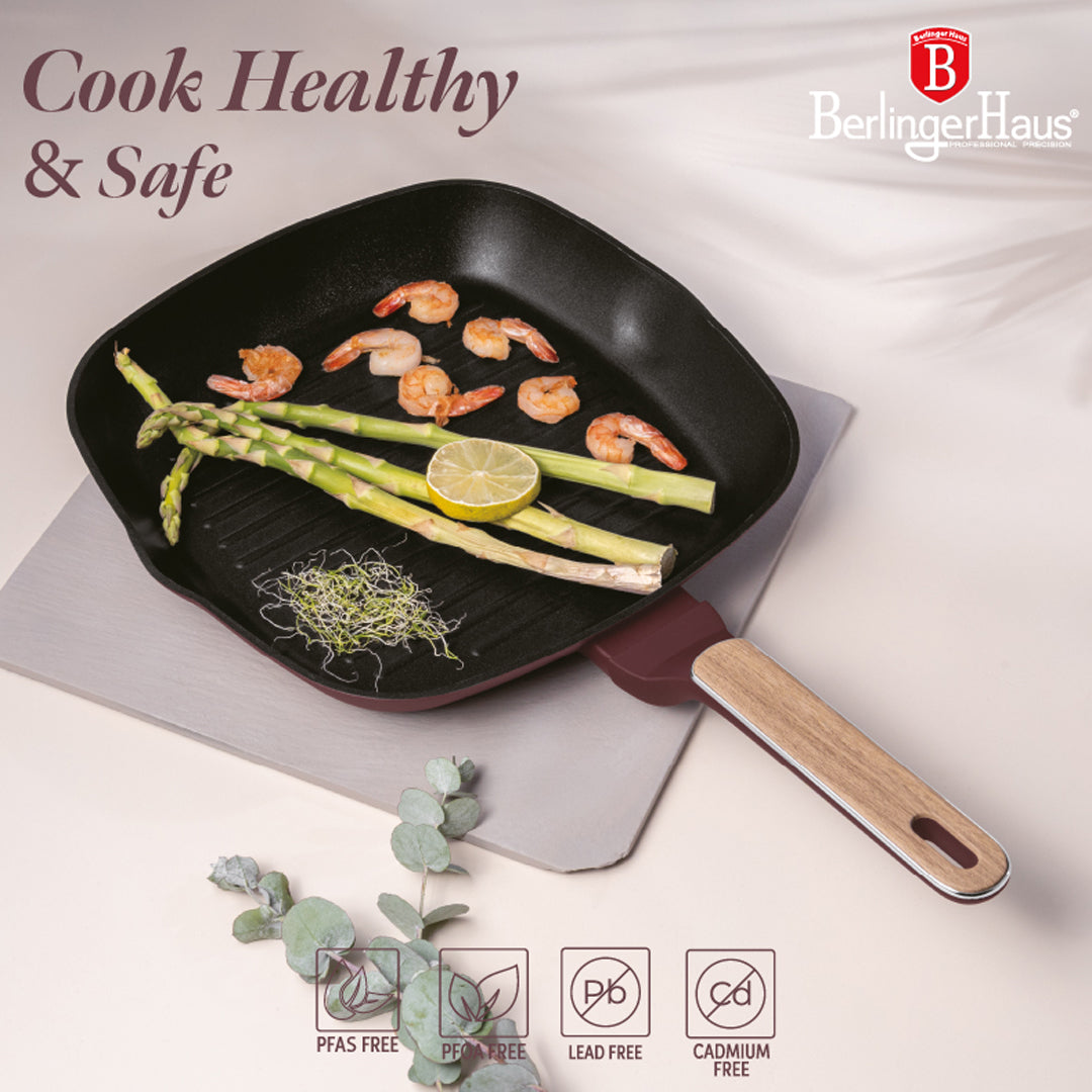 Berlinger Haus 28cm Titan Pro Non-Stick Coating Grill Pan – Leonardo Nordic