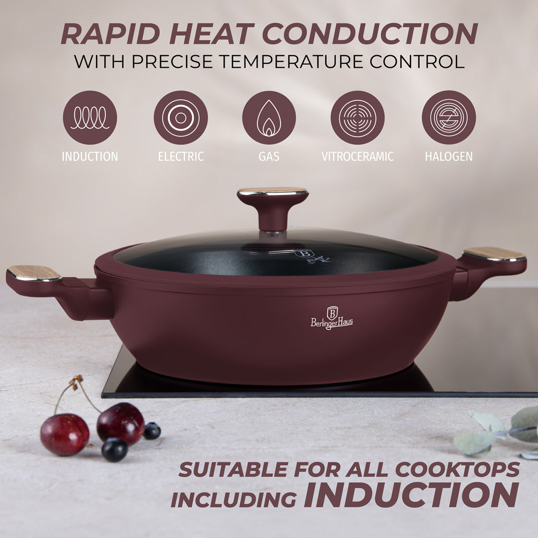 Berlinger Haus 28cm Titan Pro Non-Stick Coating Shallow Pot – Leonardo Nordic