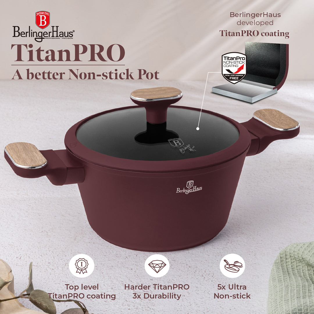 Berlinger Haus 20cm Titan Pro Non-Stick Coating Casserole – Leonardo Nordic