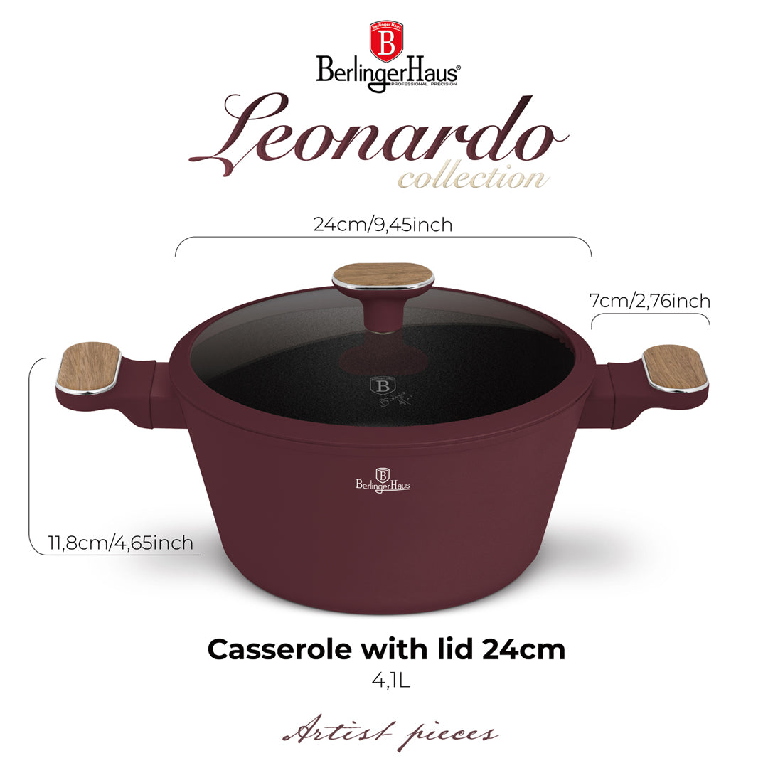 Berlinger Haus 24cm Titan Pro Non-Stick Coating Casserole – Leonardo Nordic