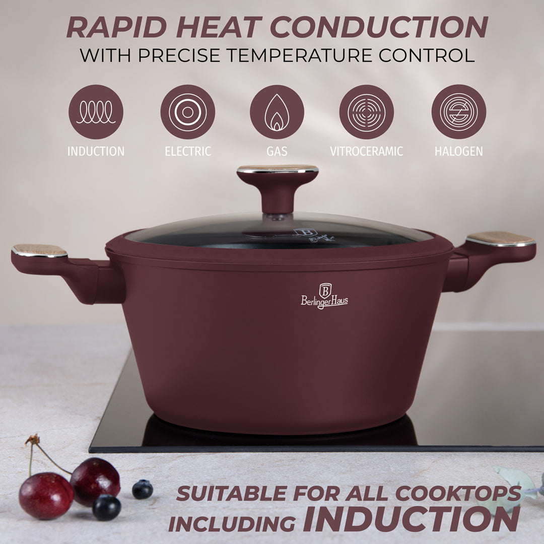 Berlinger Haus 24cm Titan Pro Non-Stick Coating Casserole – Leonardo Nordic