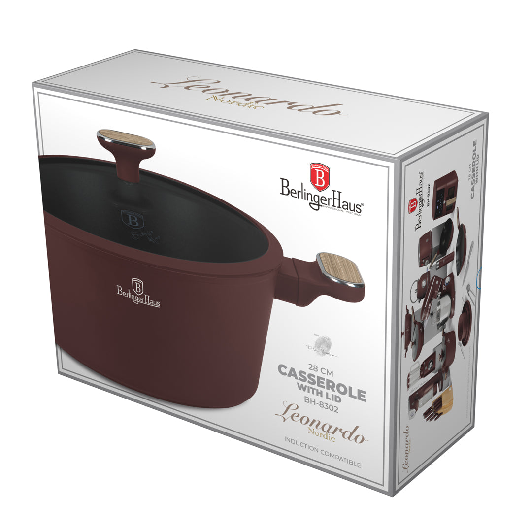 Berlinger Haus 28cm Titan Pro Non-Stick Coating Casserole – Leonardo Nordic