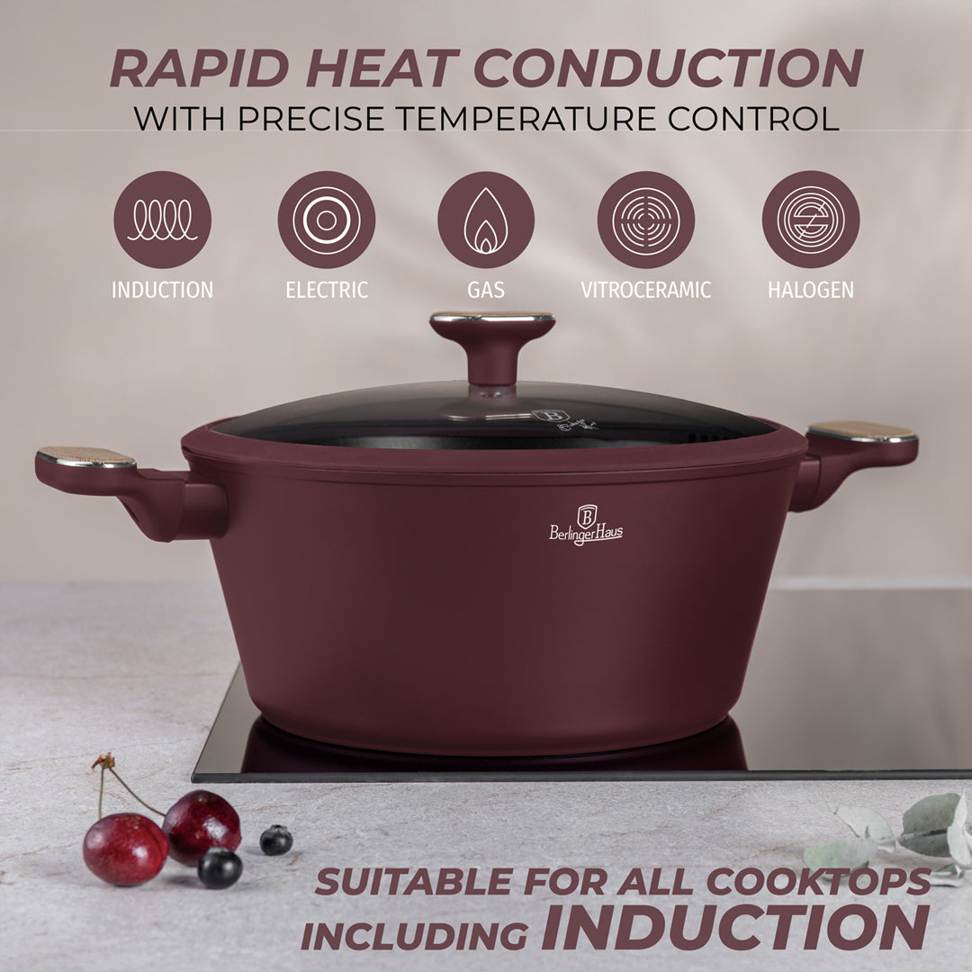 Berlinger Haus 28cm Titan Pro Non-Stick Coating Casserole – Leonardo Nordic