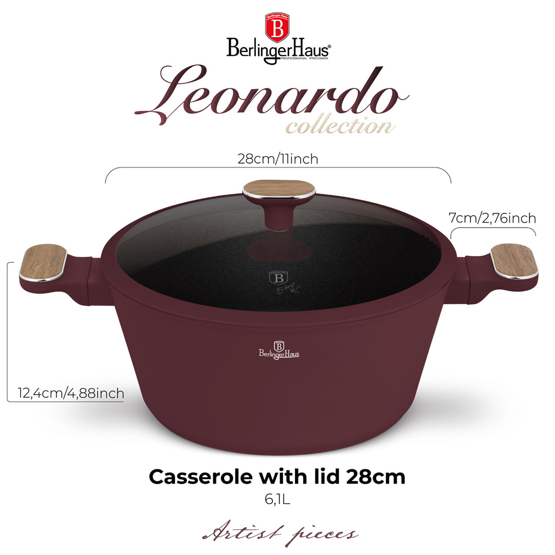 Berlinger Haus 28cm Titan Pro Non-Stick Coating Casserole – Leonardo Nordic