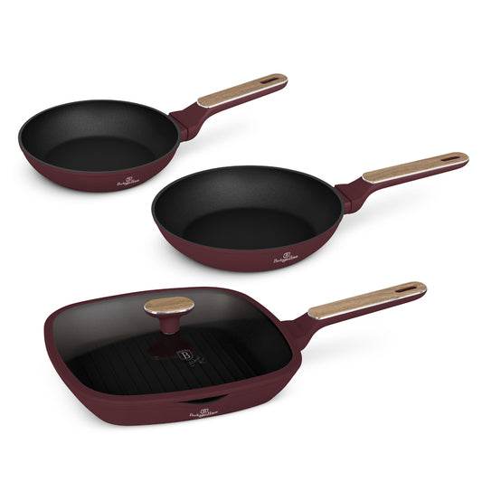 Berlinger Haus 4-Piece Titan Pro Non-Stick Coating Frypan Set - Leonardo Nordic