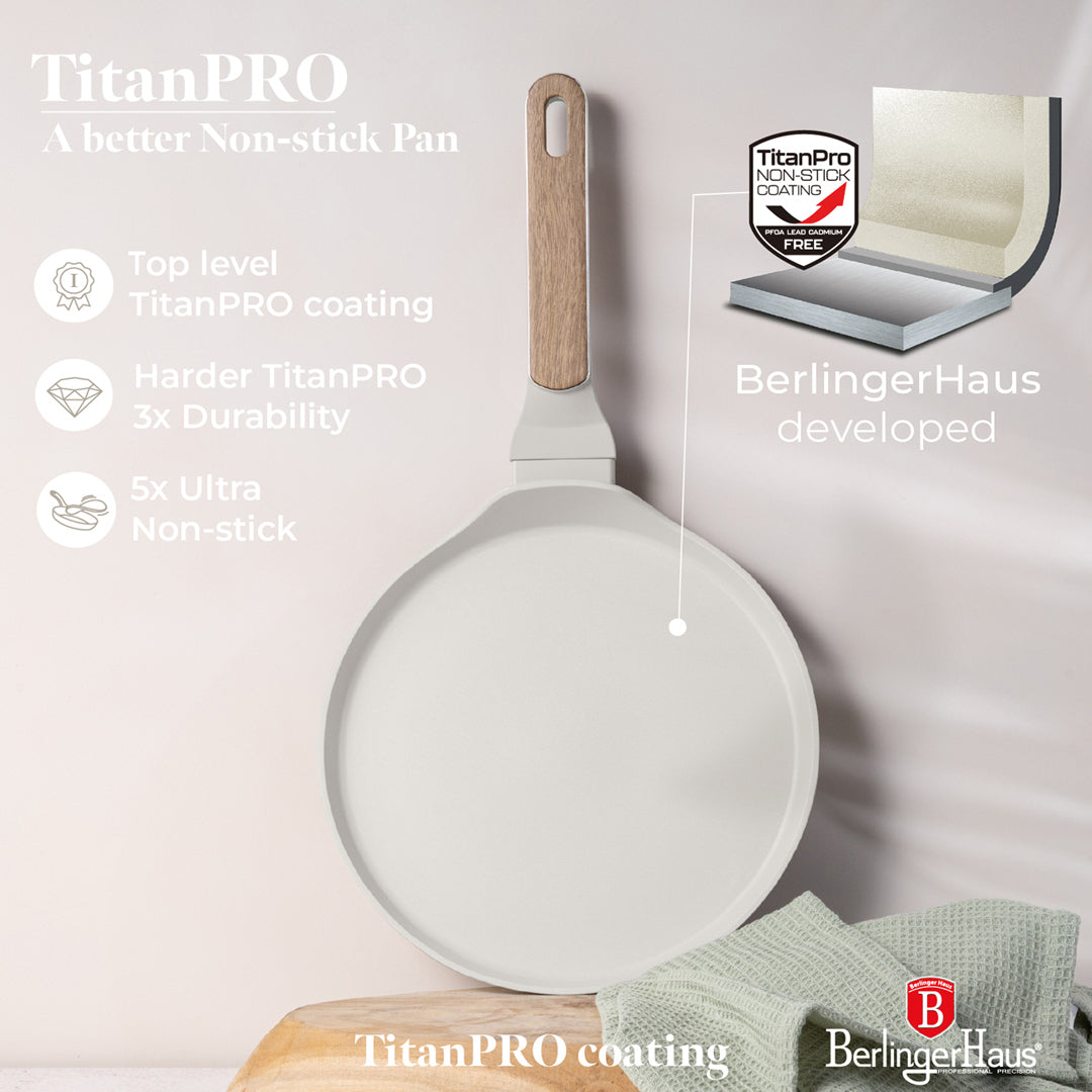Berlinger Haus 25cm Titan Pro Non-Stick Coating Pancake Pan – Sahara Nordic