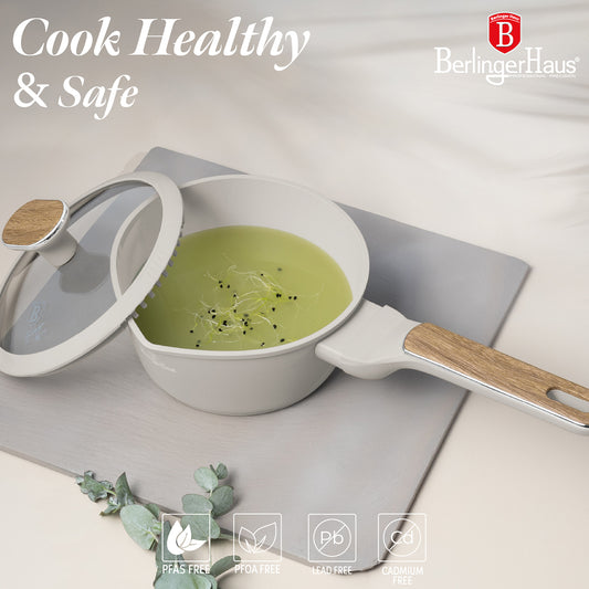 Berlinger Haus 16cm Titan Pro Non-Stick Coating Saucepan with Lid – Sahara Nordic