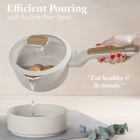 Berlinger Haus 16cm Titan Pro Non-Stick Coating Saucepan with Lid – Sahara Nordic