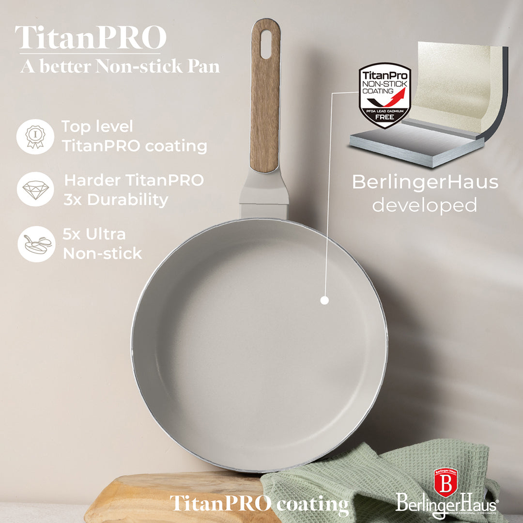 Berlinger Haus 26cm Titan Pro Non-Stick Coating Flip Frypan – Sahara Nordic