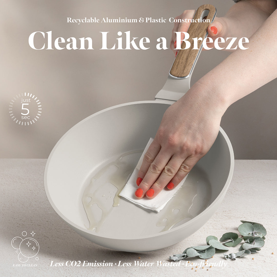 Berlinger Haus 24cm Titan Pro Non-Stick Coating Deep Frypan - Sahara Nordic