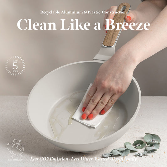 Berlinger Haus 24cm Titan Pro Non-Stick Coating Deep Frypan - Sahara Nordic