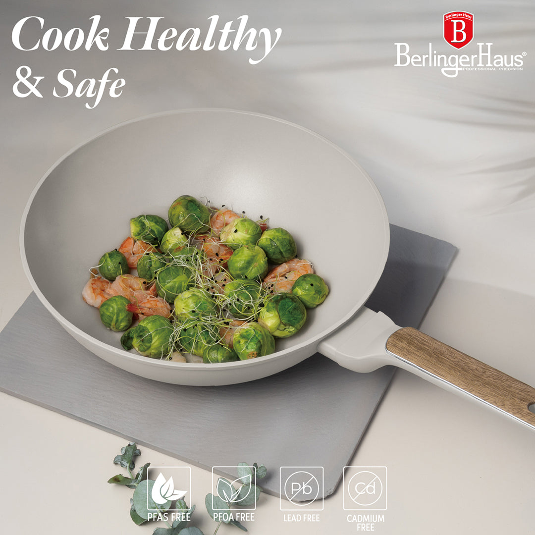 Berlinger Haus 28cm Titan Pro Non-Stick Coating Wok - Sahara Nordic