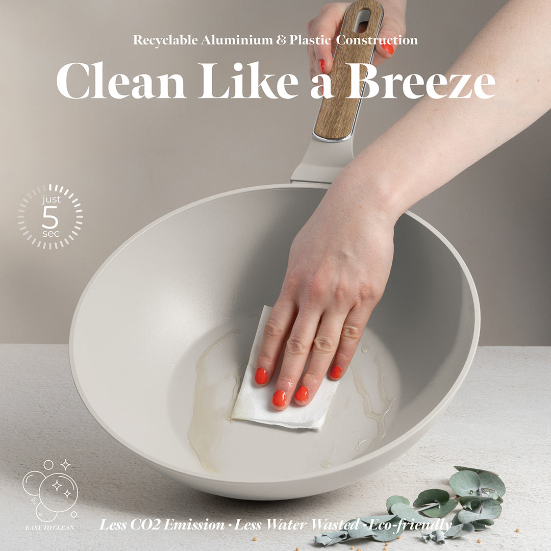 Berlinger Haus 28cm Titan Pro Non-Stick Coating Wok - Sahara Nordic