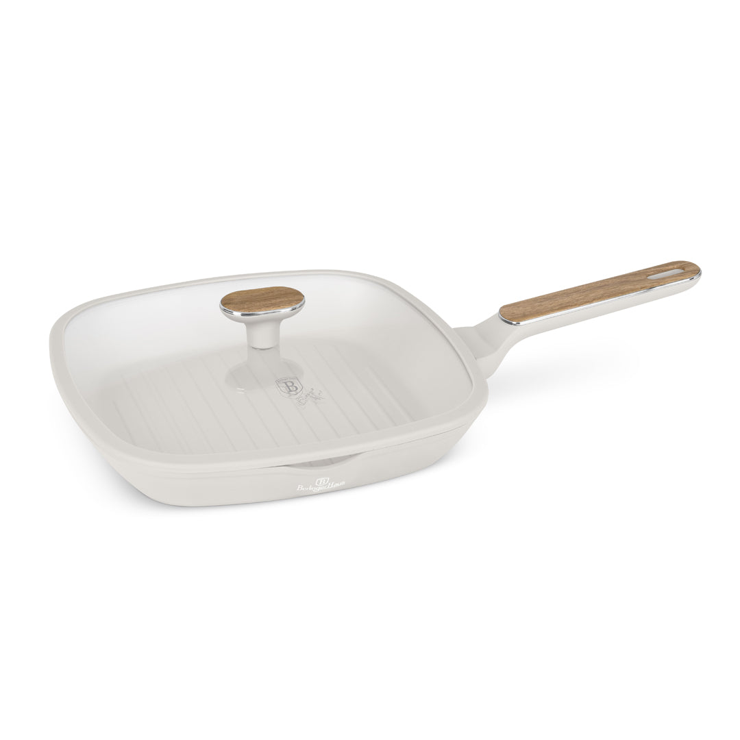 Berlinger Haus 28cm Titan Pro Non-Stick Coating Grill Pan with Lid – Sahara Nordic