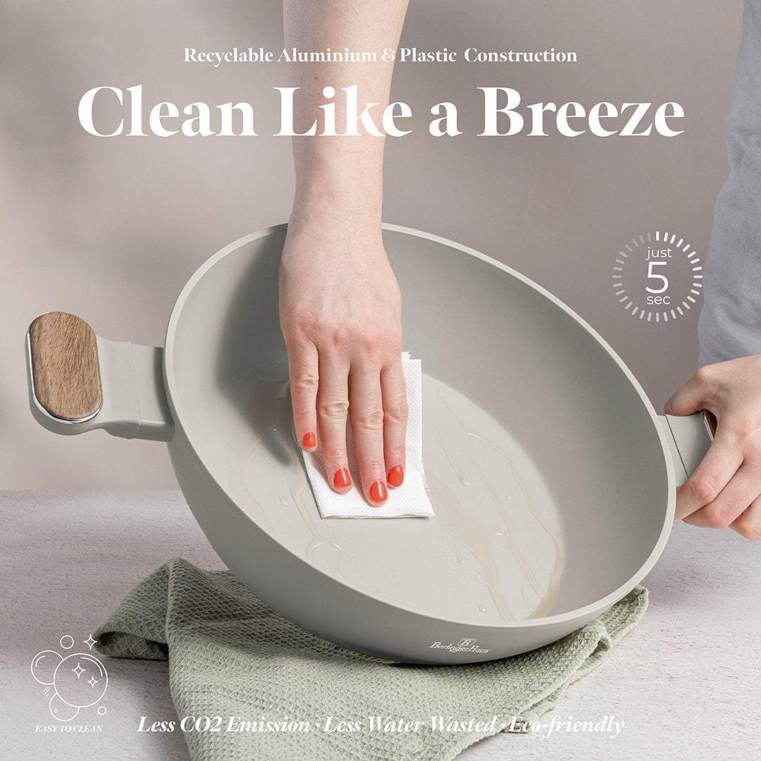 Berlinger Haus 28cm Titan Pro Non-Stick Coating Shallow Pot – Sahara Nordic