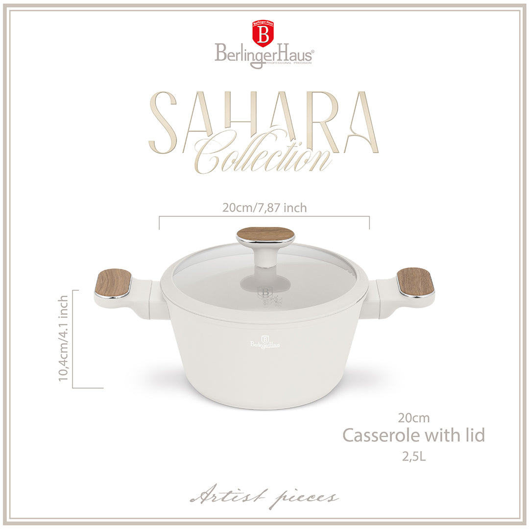 Berlinger Haus 20cm Titan Pro Non-Stick Coating Casserole – Sahara Nordic