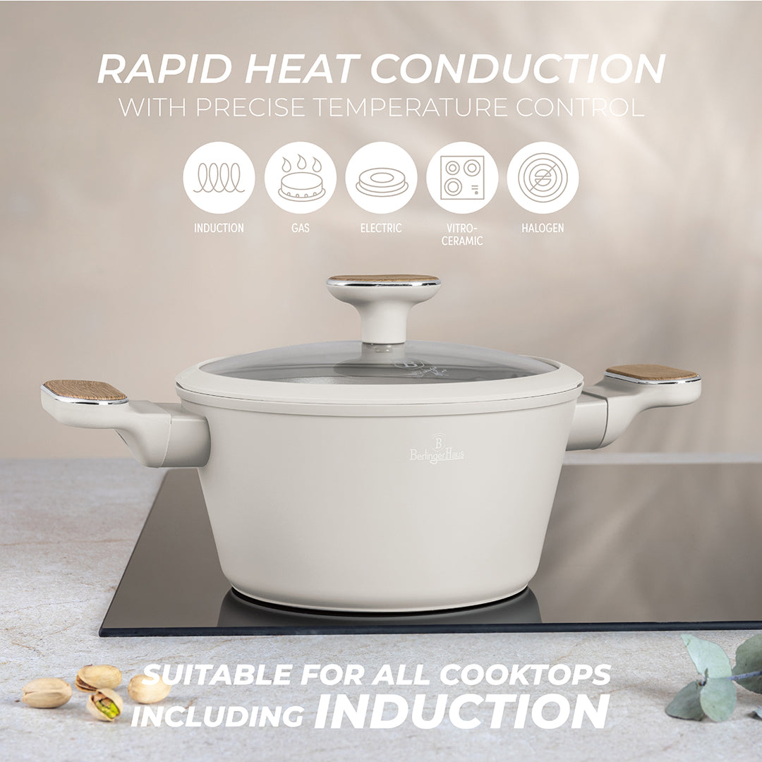 Berlinger Haus 20cm Titan Pro Non-Stick Coating Casserole – Sahara Nordic