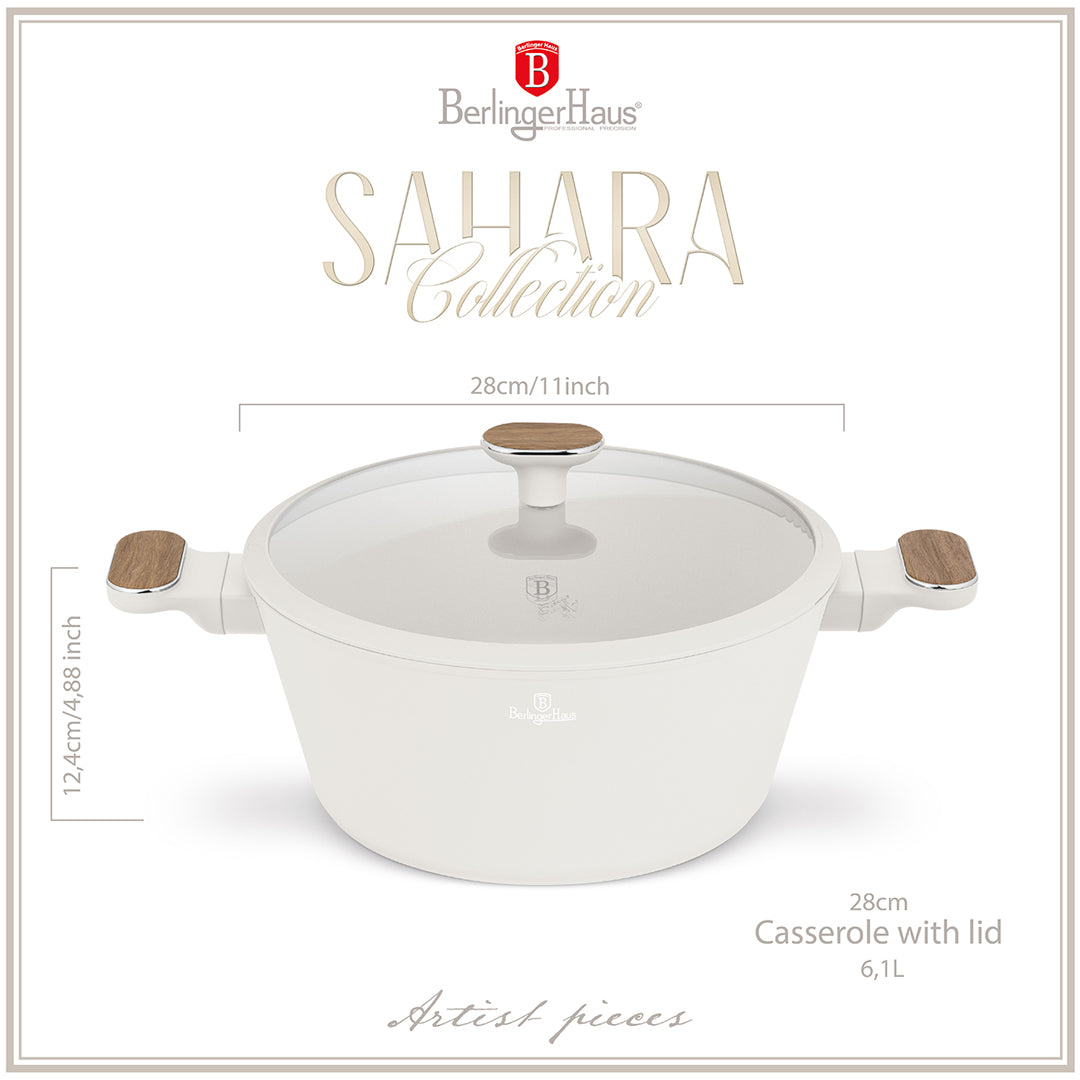 Berlinger Haus 28cm Titan Pro Non-Stick Coating Casserole – Sahara Nordic