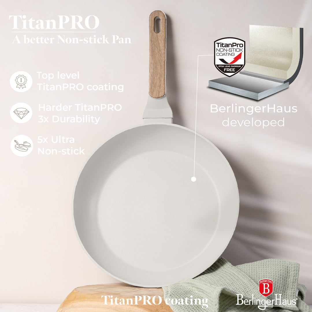 Berlinger Haus 3-Piece Titan Pro Non-Stick Coating Frypan Set – Sahara Nordic