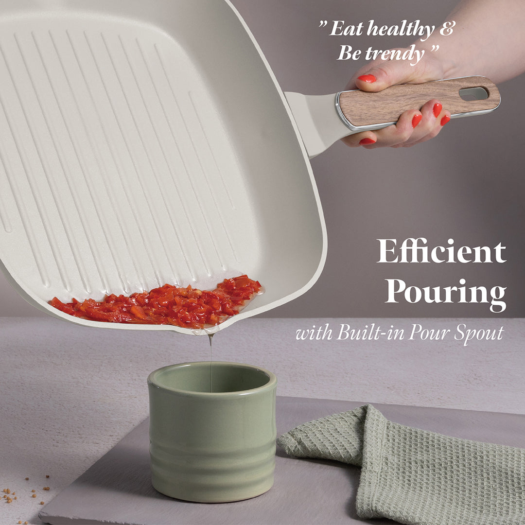 Berlinger Haus 4-Piece Titan Pro Non-Stick Coating Fry & Grill Pan Set – Sahara Nordic