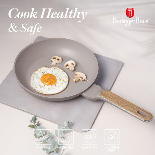 Berlinger Haus 24cm Titan Pro Non-Stick Coating Frypan – Taupe Collection