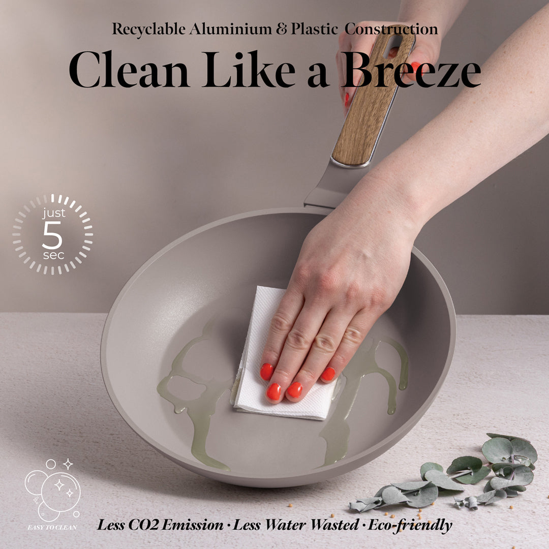 Berlinger Haus 24cm Titan Pro Non-Stick Coating Frypan – Taupe Collection