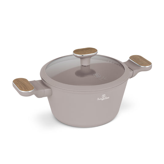 Berlinger Haus 20cm Titan Pro Non-Stick Coating Casserole – Taupe Nordic