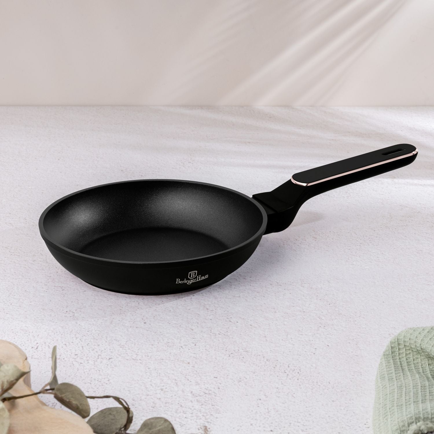 Berlinger Haus 20cm Titan Pro Non-Stick Coating Frypan - Black Rose
