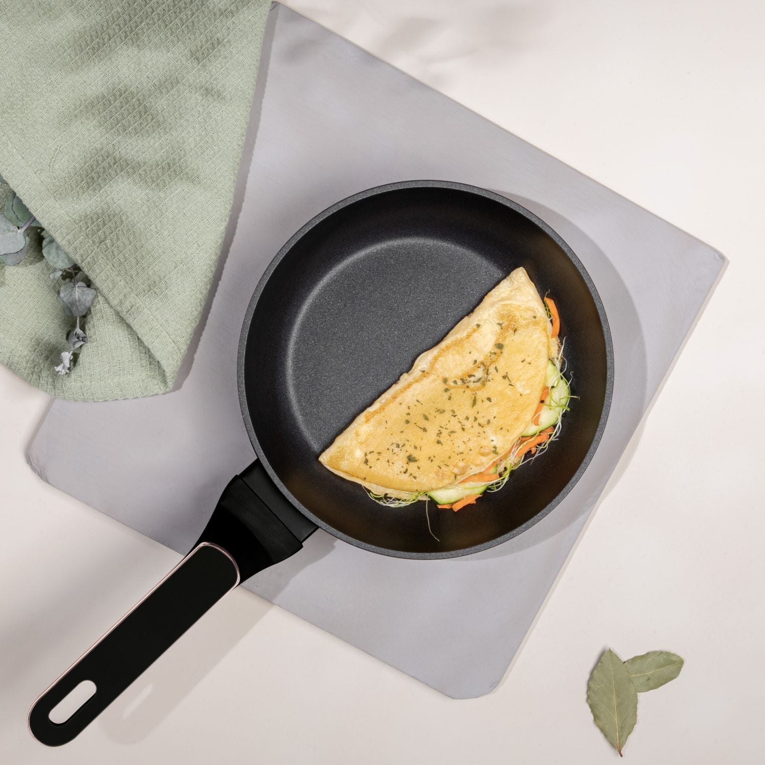 Berlinger Haus 20cm Titan Pro Non-Stick Coating Frypan - Black Rose