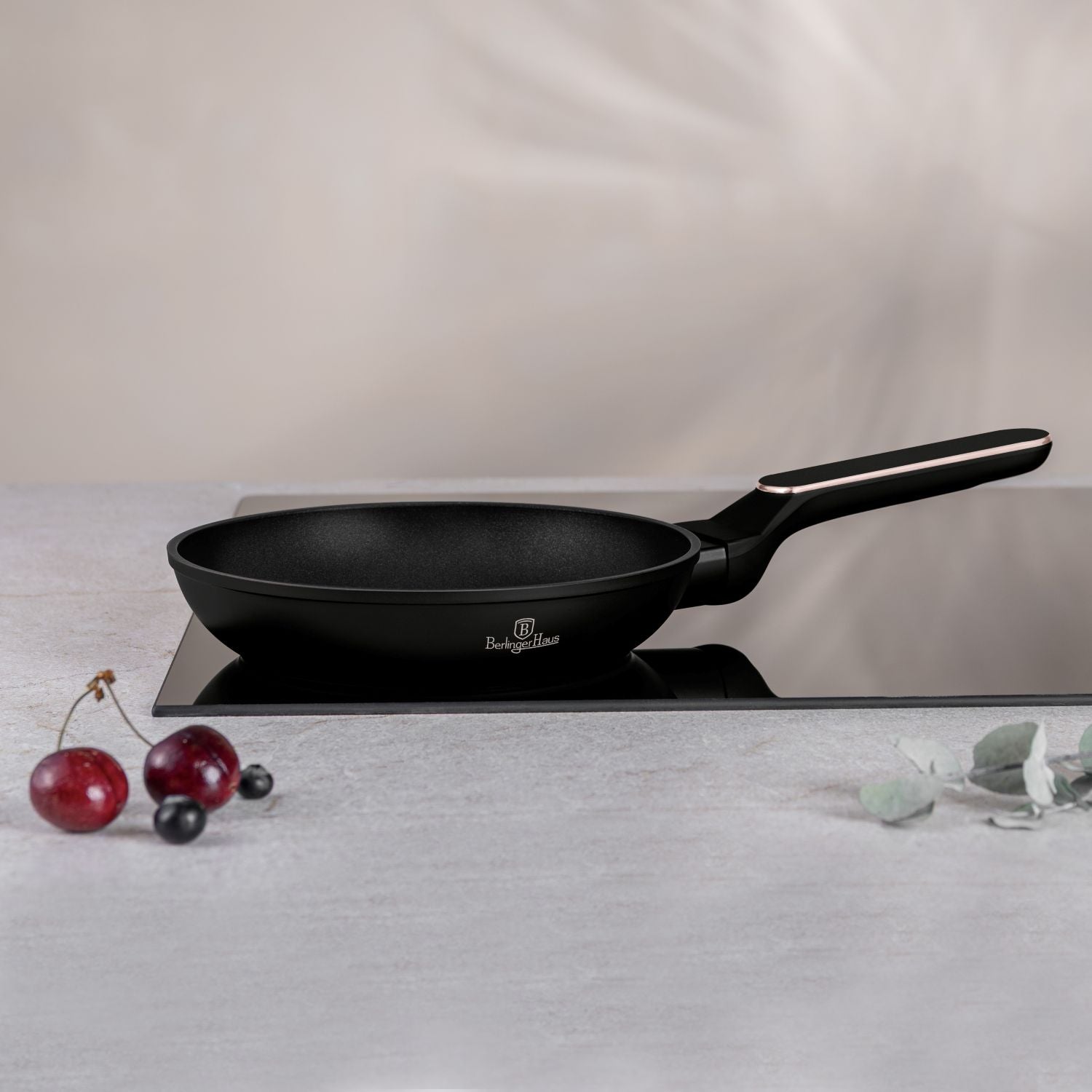 Berlinger Haus 20cm Titan Pro Non-Stick Coating Frypan - Black Rose