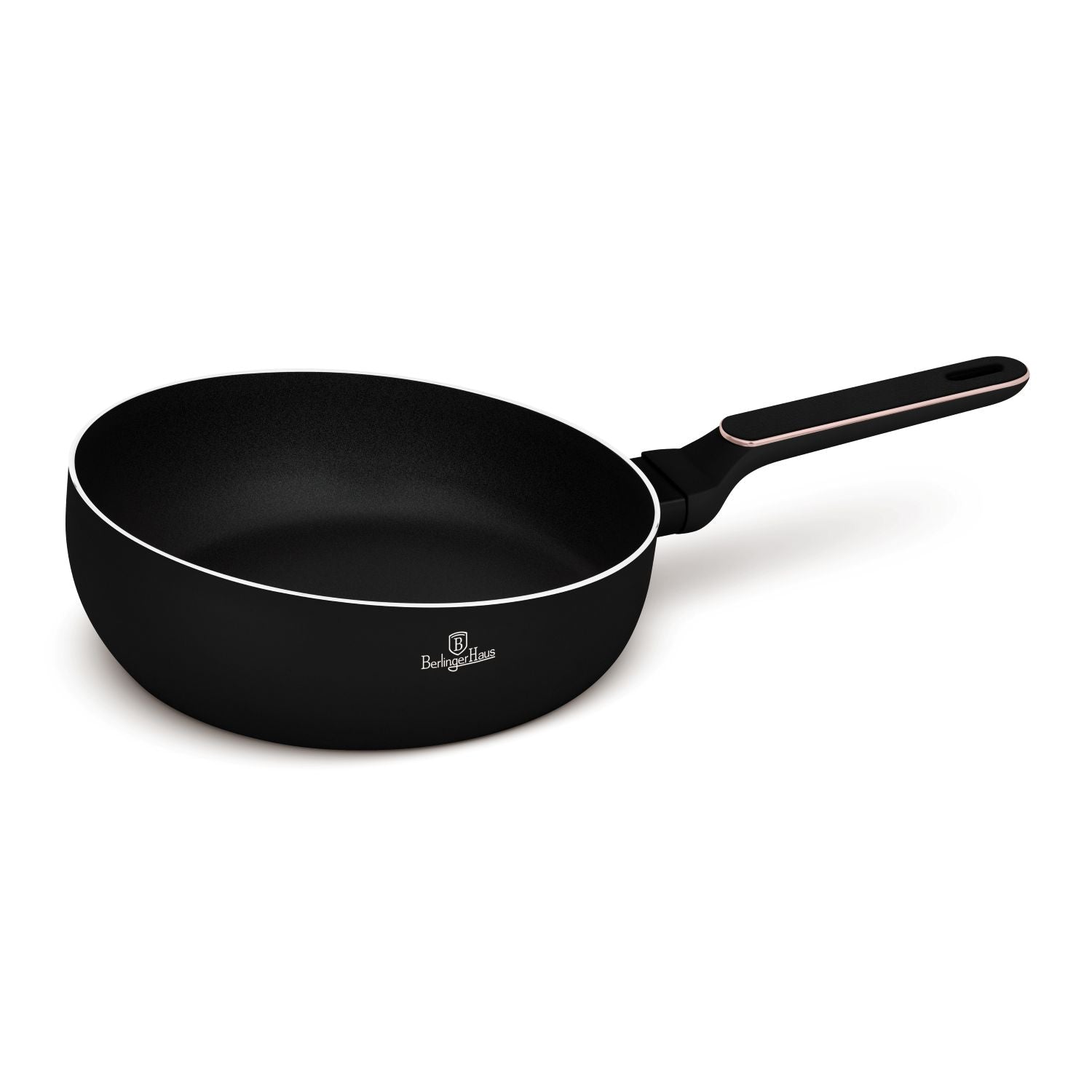 Berlinger Haus 26cm Titan Pro Non-Stick Coating Flip Frypan - Black Rose