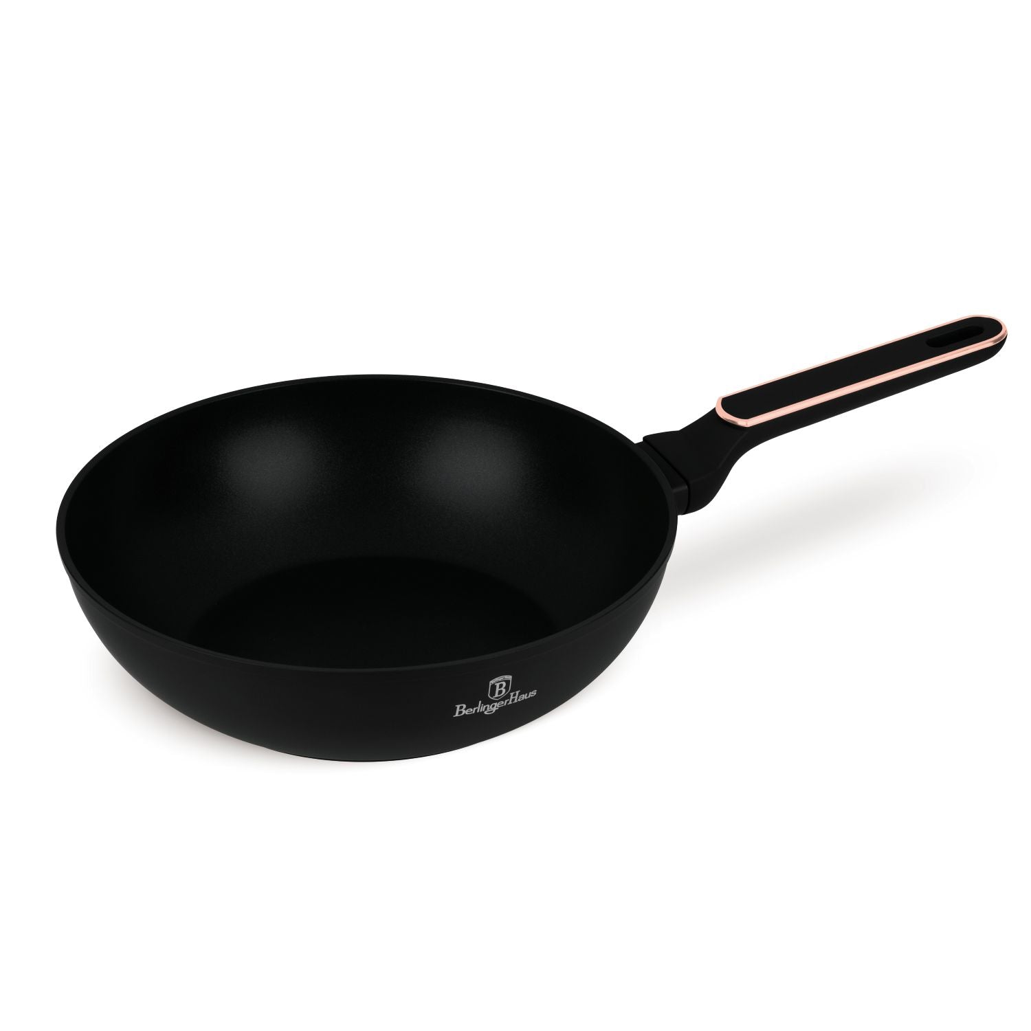 Berlinger Haus 28cm Titan Pro Non-Stick Coating Wok - Black Rose