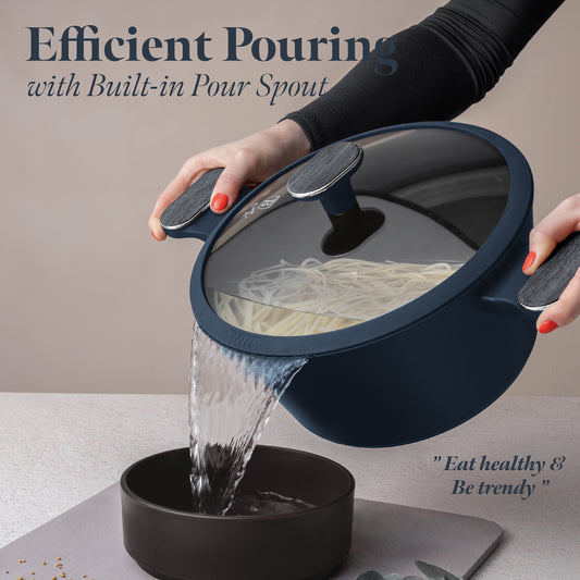 Berlinger Haus 24cm Titan Pro Non-Stick Coating Casserole – Deep Sea