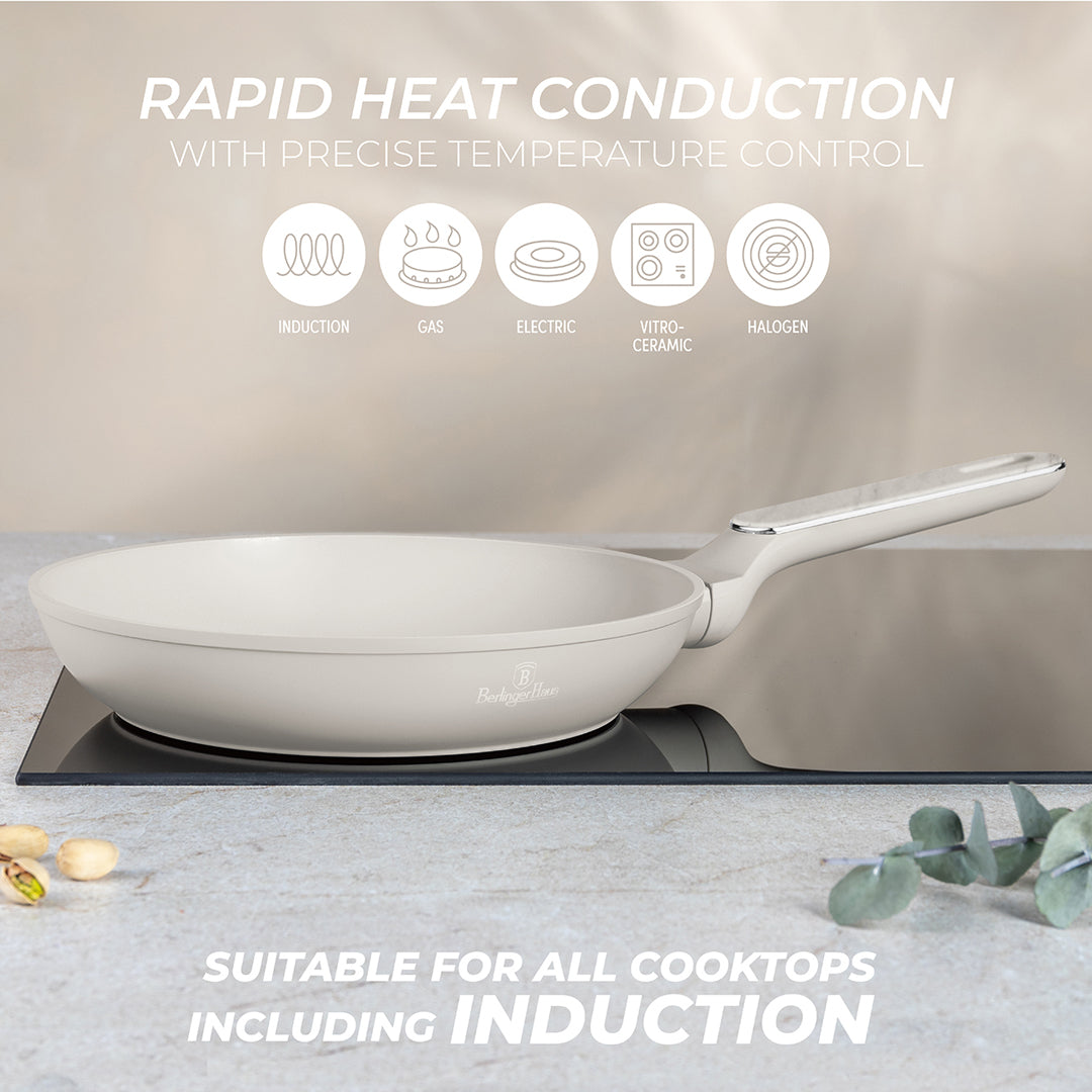 Berlinger Haus 24cm Titan Pro Non-Stick Coating Frypan – Sahara Marble