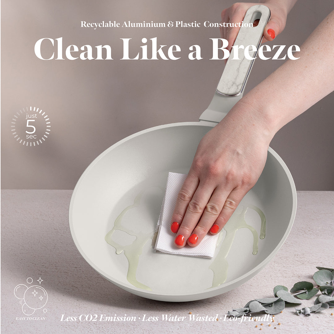 Berlinger Haus 24cm Titan Pro Non-Stick Coating Frypan – Sahara Marble