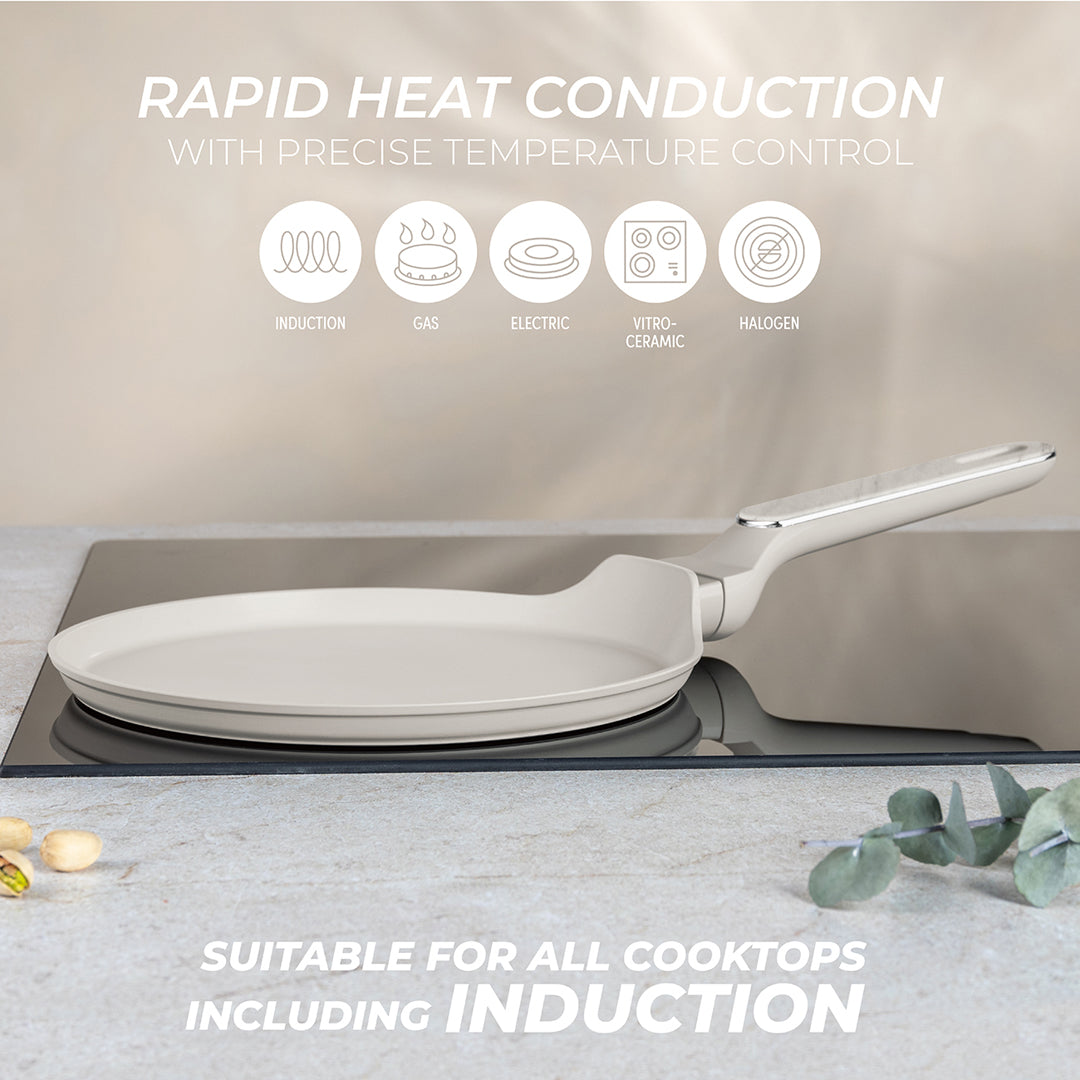 Berlinger Haus 25cm Titan Pro Non-Stick Coating Pancake Pan – Sahara Marble