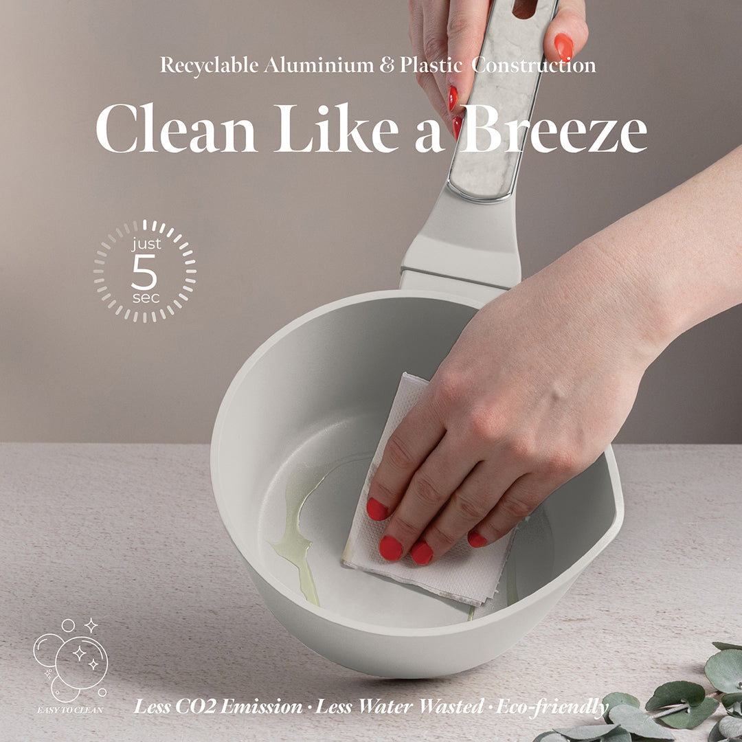 Berlinger Haus 16cm Titan Pro Non-Stick Coating Sauce Pan – Sahara Marble