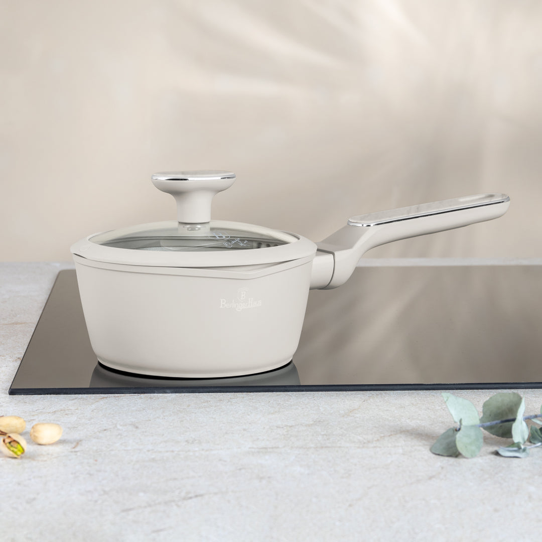 Berlinger Haus 16cm Titan Pro Non-Stick Coating Sauce Pan – Sahara Marble