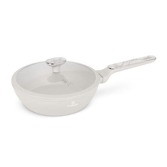 Berlinger Haus 24cm Titan Pro Non-Stick Coating Deep Frypan – Sahara Marble