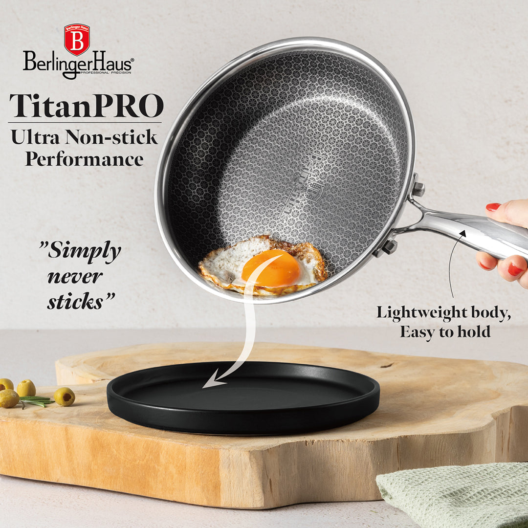 Berlinger Haus 20cm 18/10 Stainless Steel Frypan - Eternal Collection