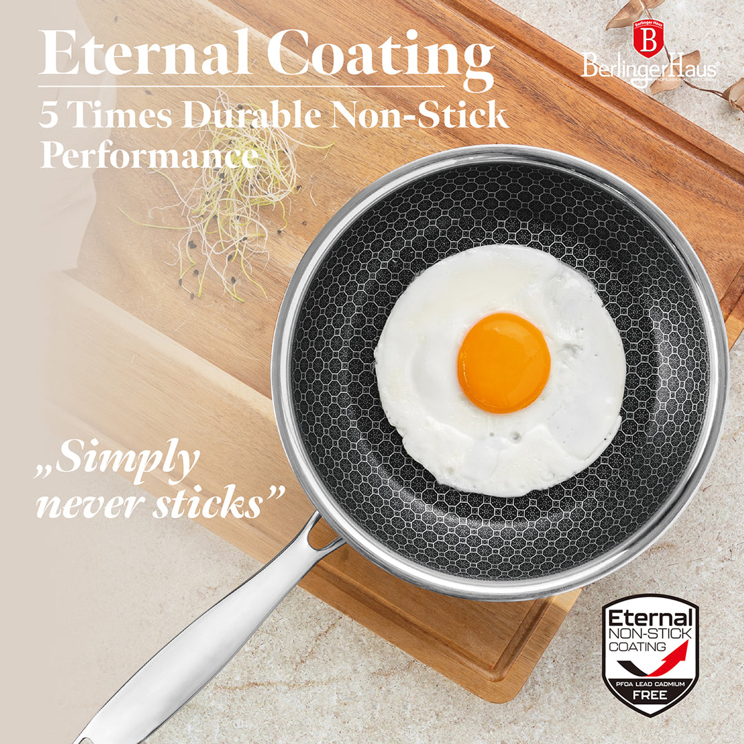 Berlinger Haus 20cm 18/10 Stainless Steel Frypan - Eternal Collection