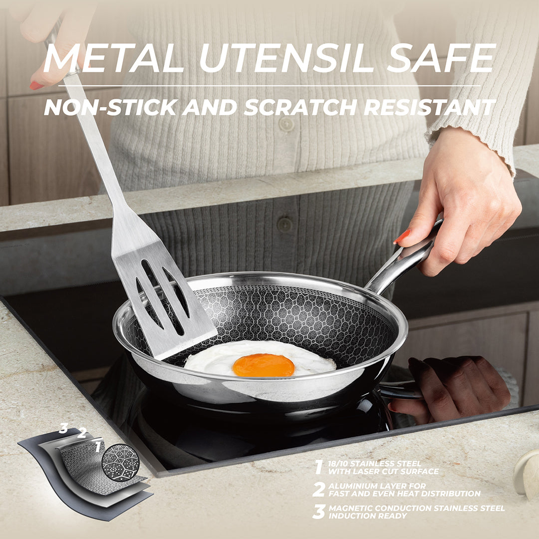 Berlinger Haus 20cm 18/10 Stainless Steel Frypan - Eternal Collection