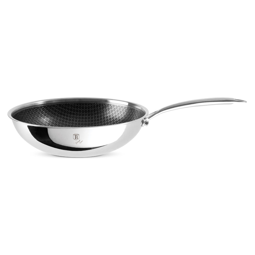 Berlinger Haus 28cm 18/10 Stainless Steel Wok - Eternal Collection