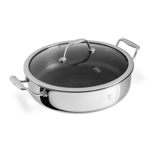 Berlinger Haus 28cm 18/10 Stainless Steel Shallow Pot - Eternal Collection