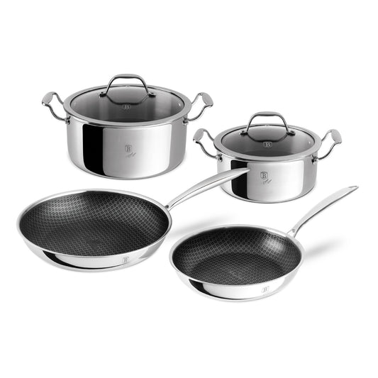 Berlinger Haus 6-Piece 18/10 Stainless Steel Cookware Set – Eternal