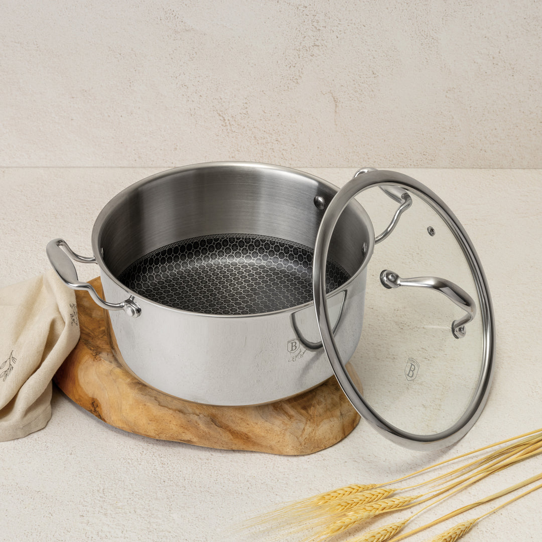 Berlinger Haus 6-Piece 18/10 Stainless Steel Cookware Set – Eternal