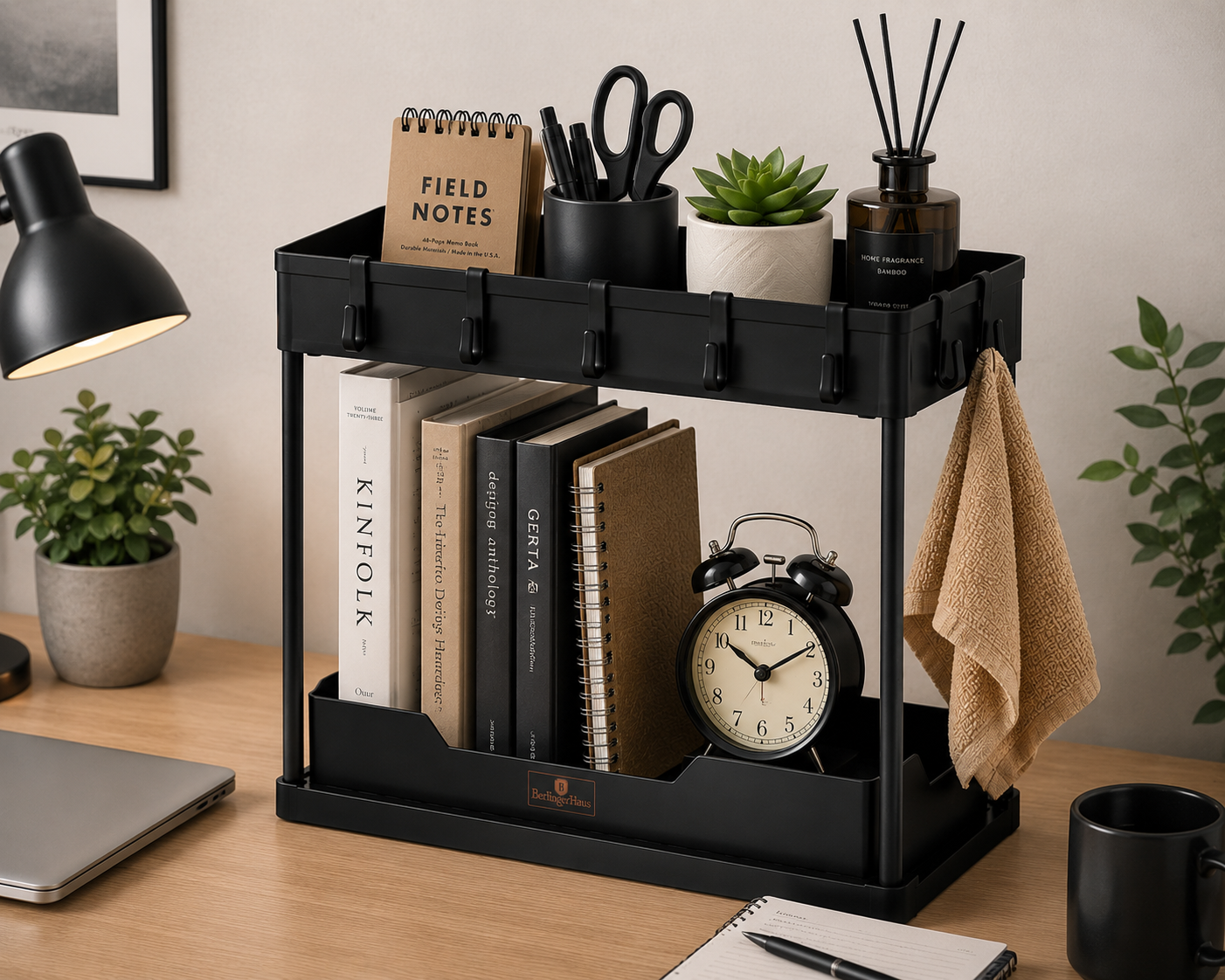 Berlinger Haus 40cm Kitchen Organizer – Black