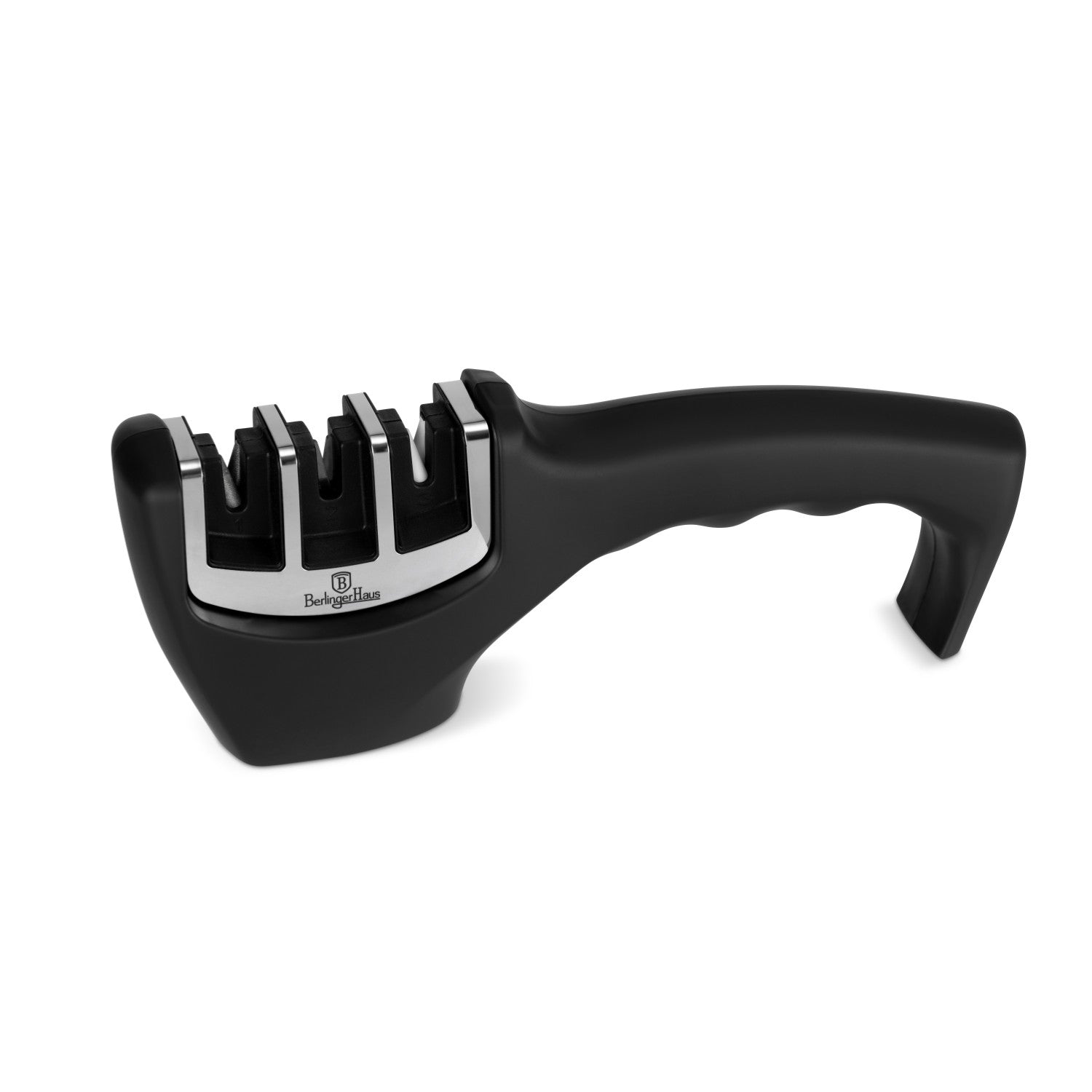 Berlinger Haus 3-in-1 Knife Sharpener - Black Silver