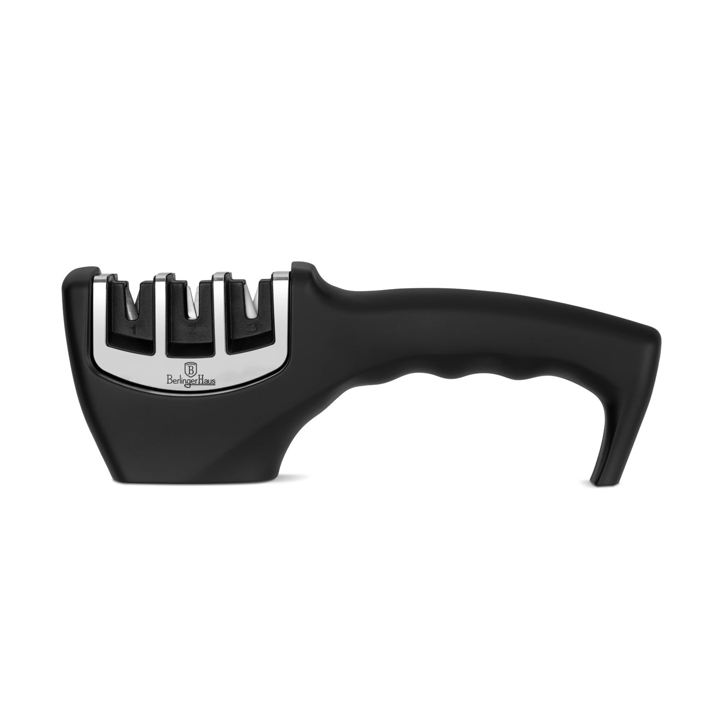 Berlinger Haus 3-in-1 Knife Sharpener - Black Silver